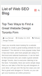 Mobile Screenshot of listofweb.com